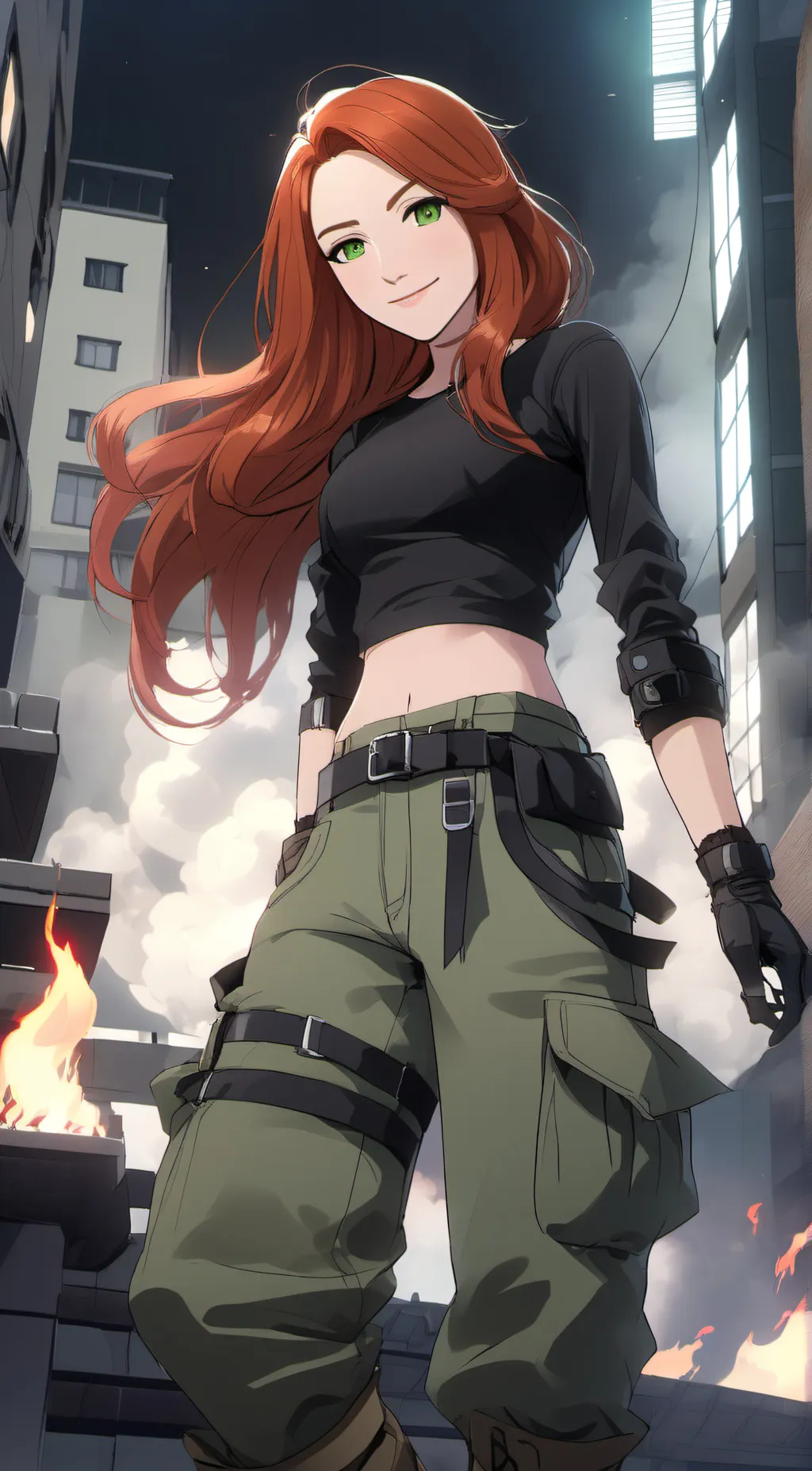 ai character: Kim Possible background