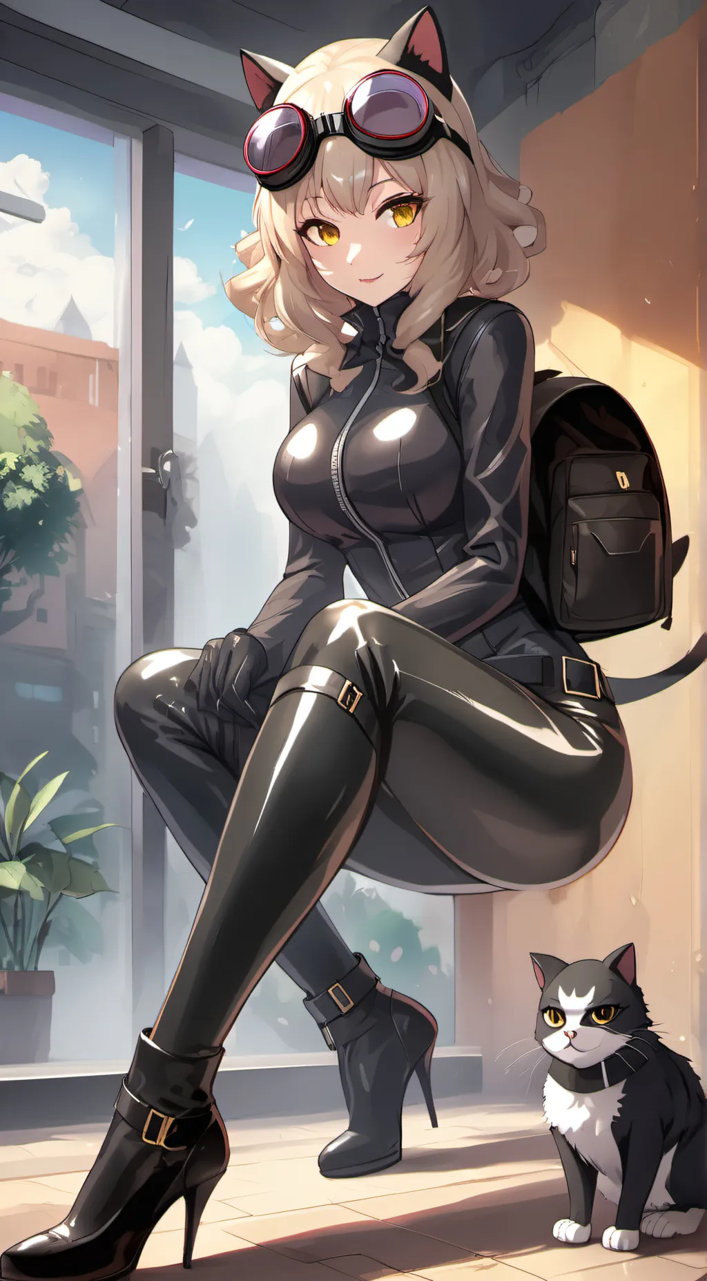 ai character: The Cat background