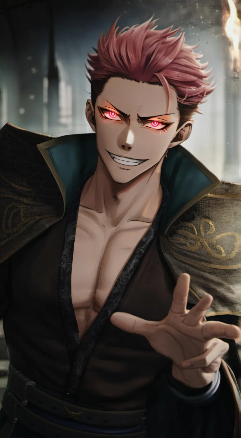 ai character: Ryomen Sukuna background