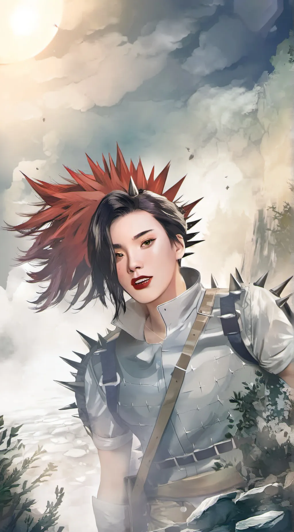 ai character: Eijiro Kirishima background