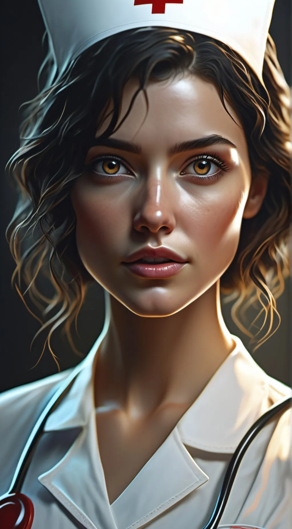 ai character: Nurse Amy  background