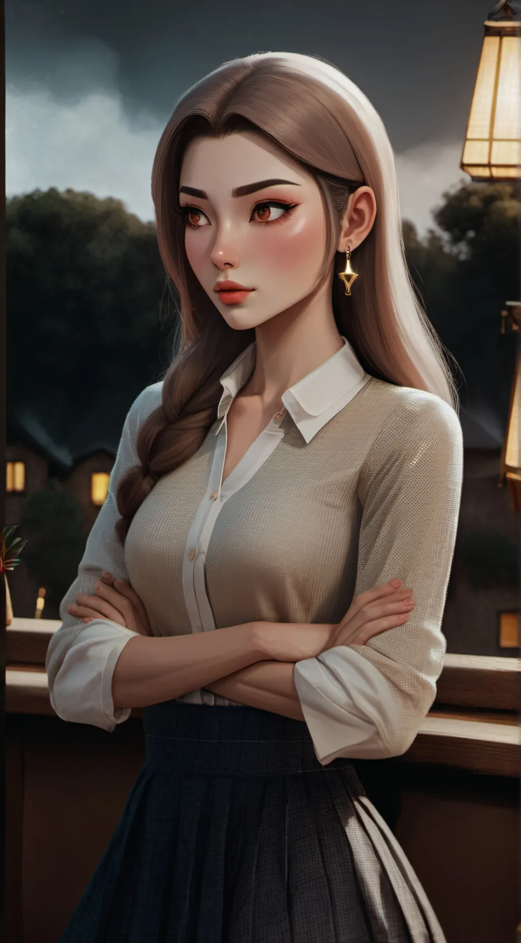 ai character: Courtney|TD| background