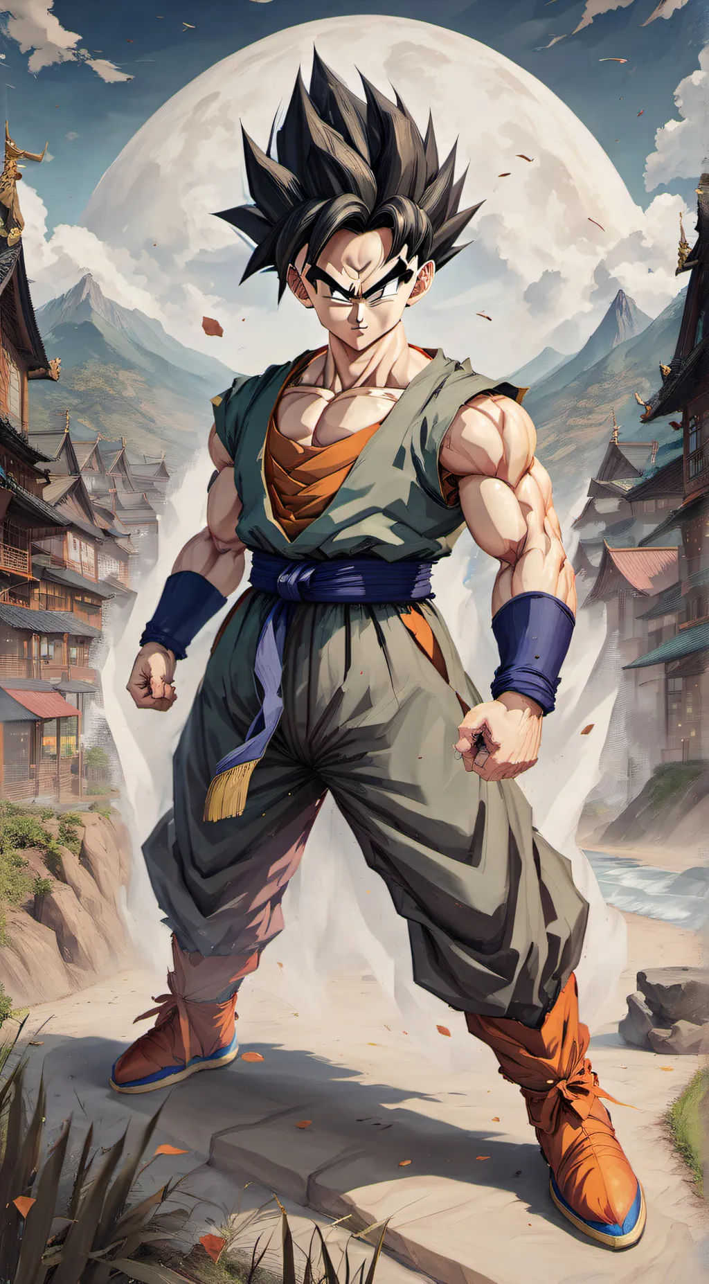 ai character: gohan background