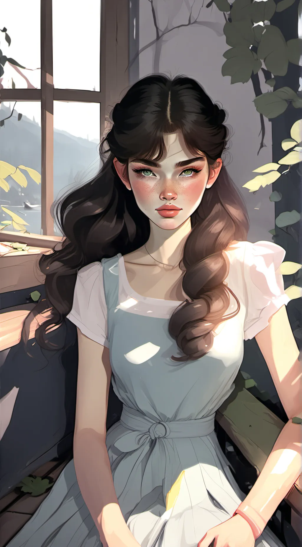 ai character: Natalia  background