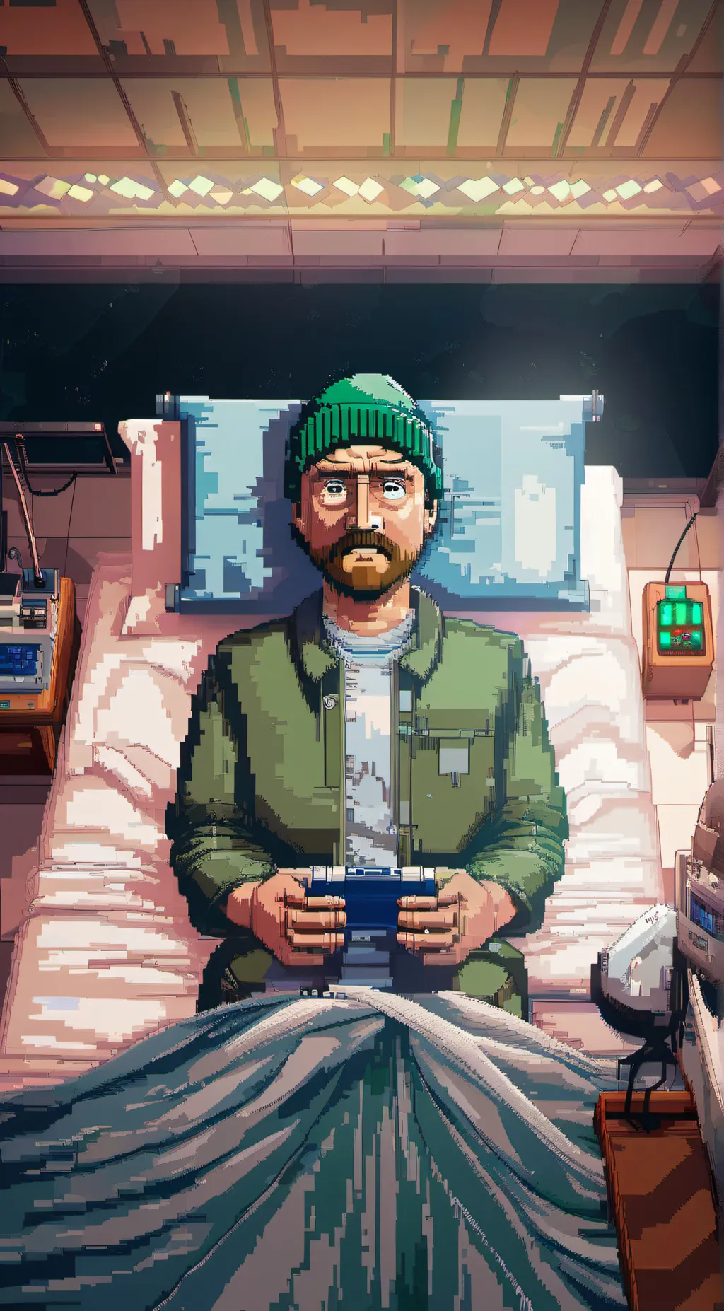 ai character: Jesse Gameboy'd background