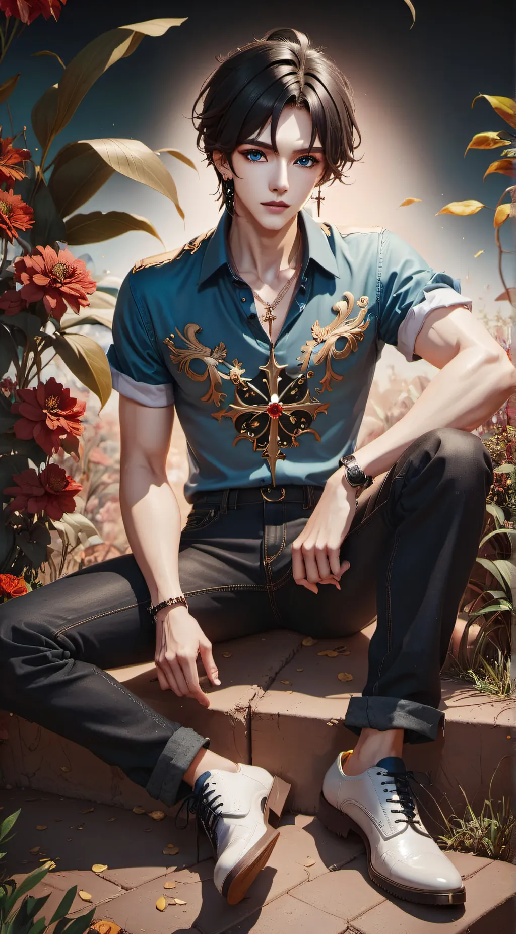 ai character: andrew background