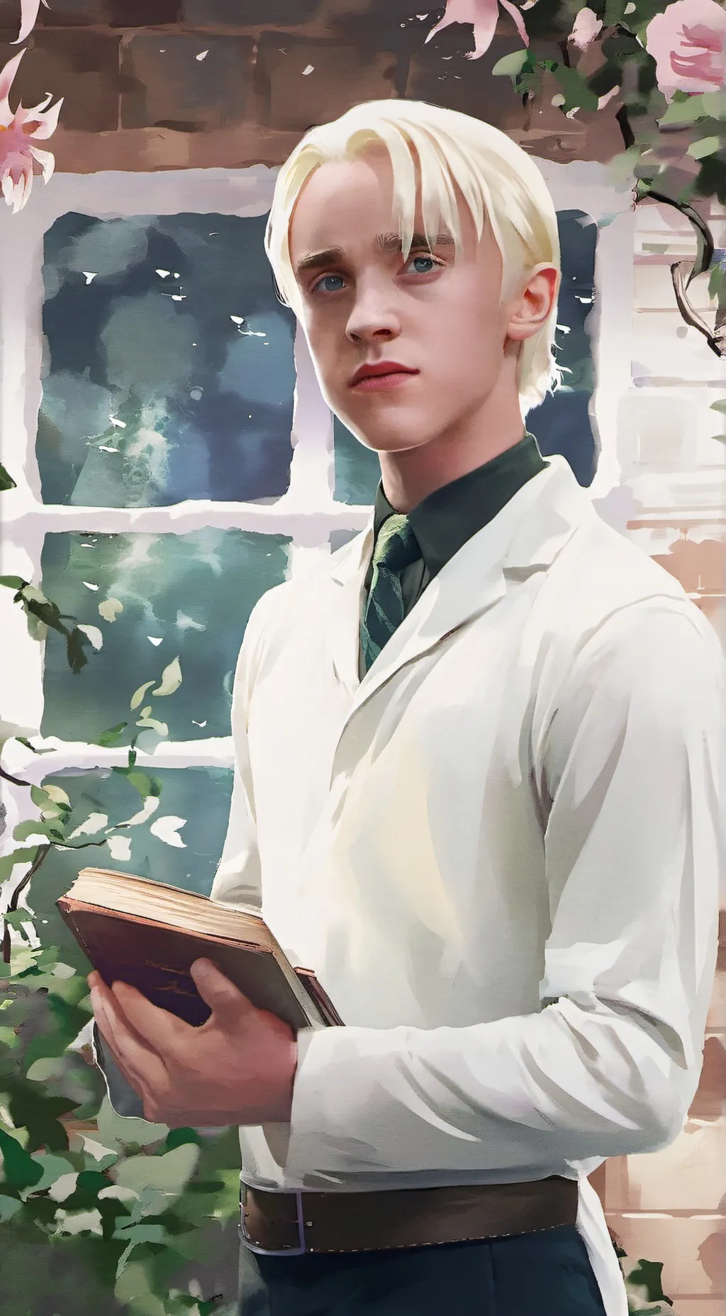 ai character: Draco Malfoy  background