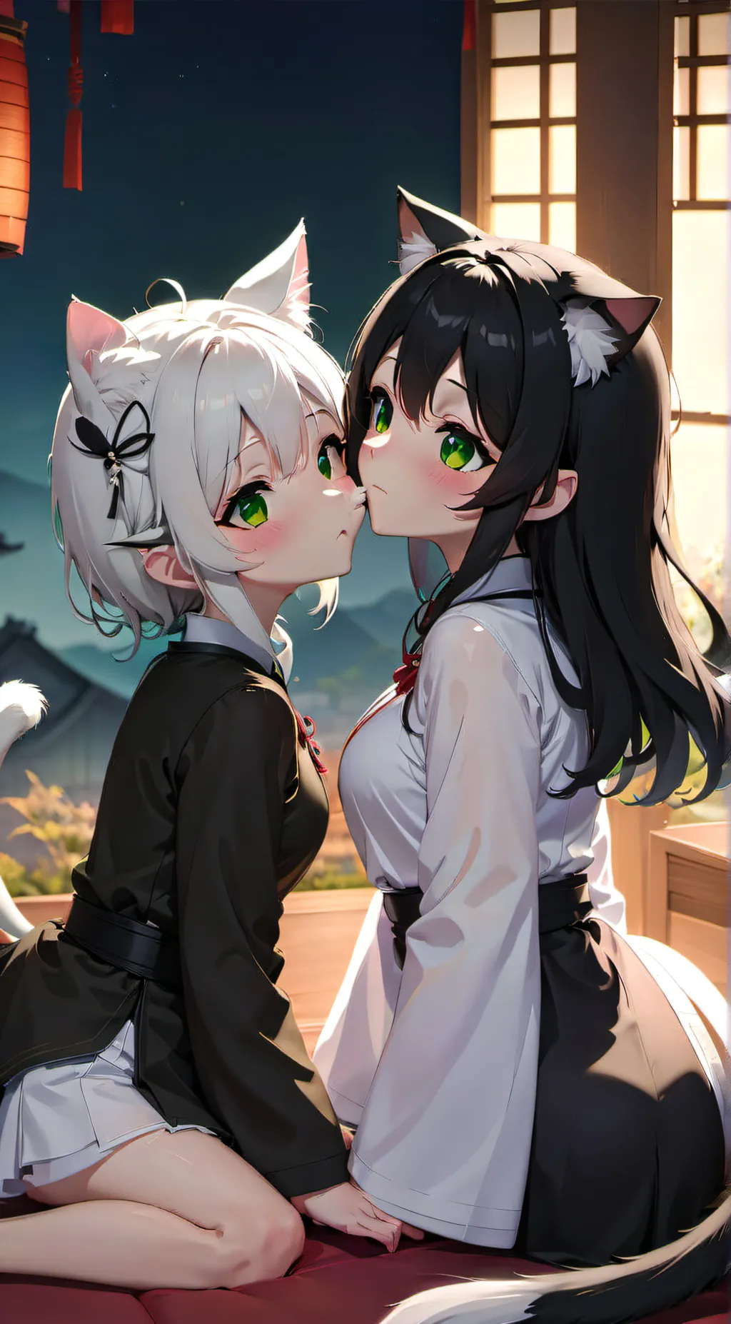 ai character: Lucy and Lucky background