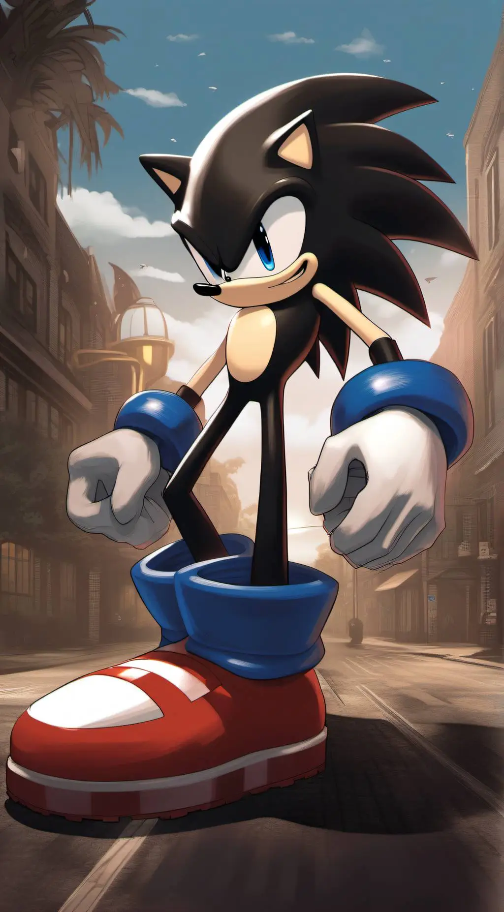 ai character: Sonic Z background