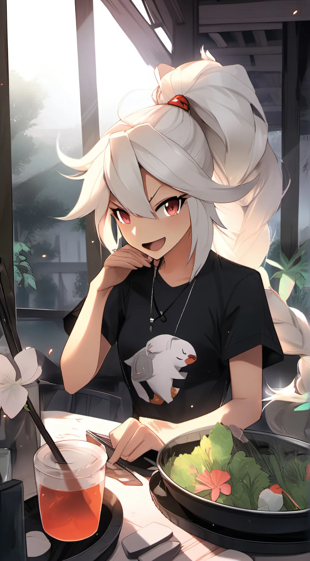 ai character: Richie  background