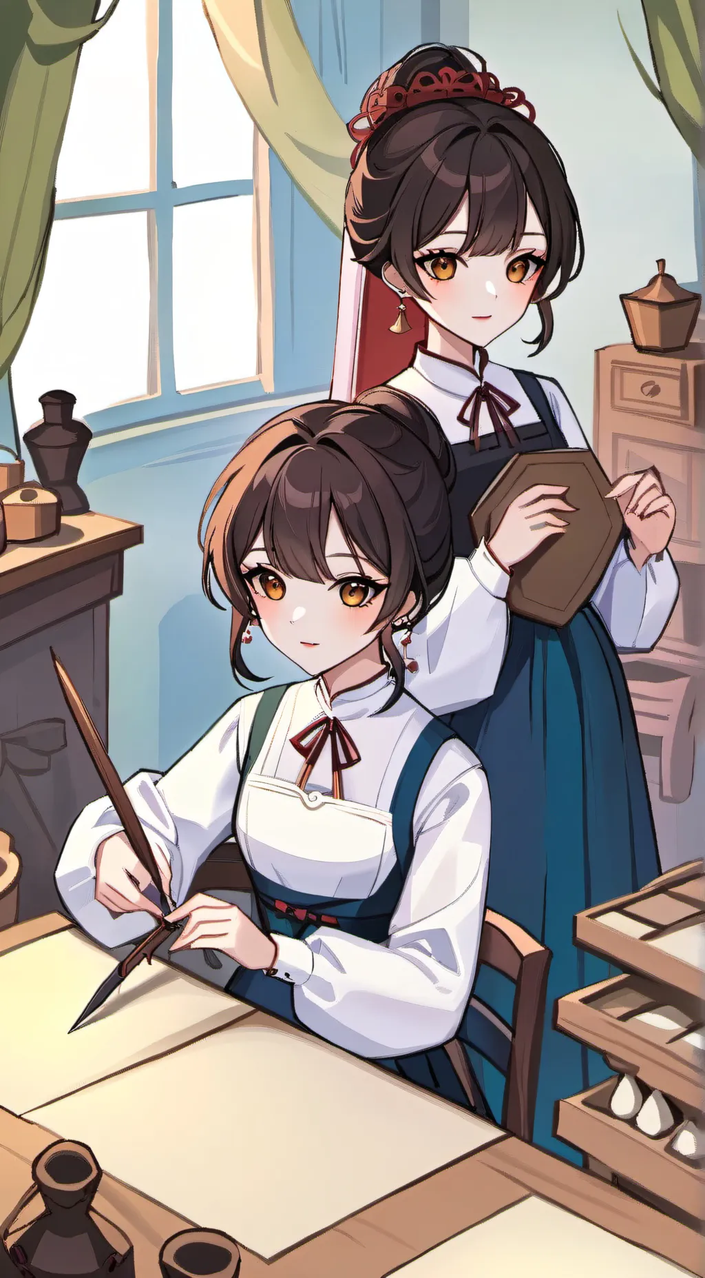 ai character: Dollmakers background