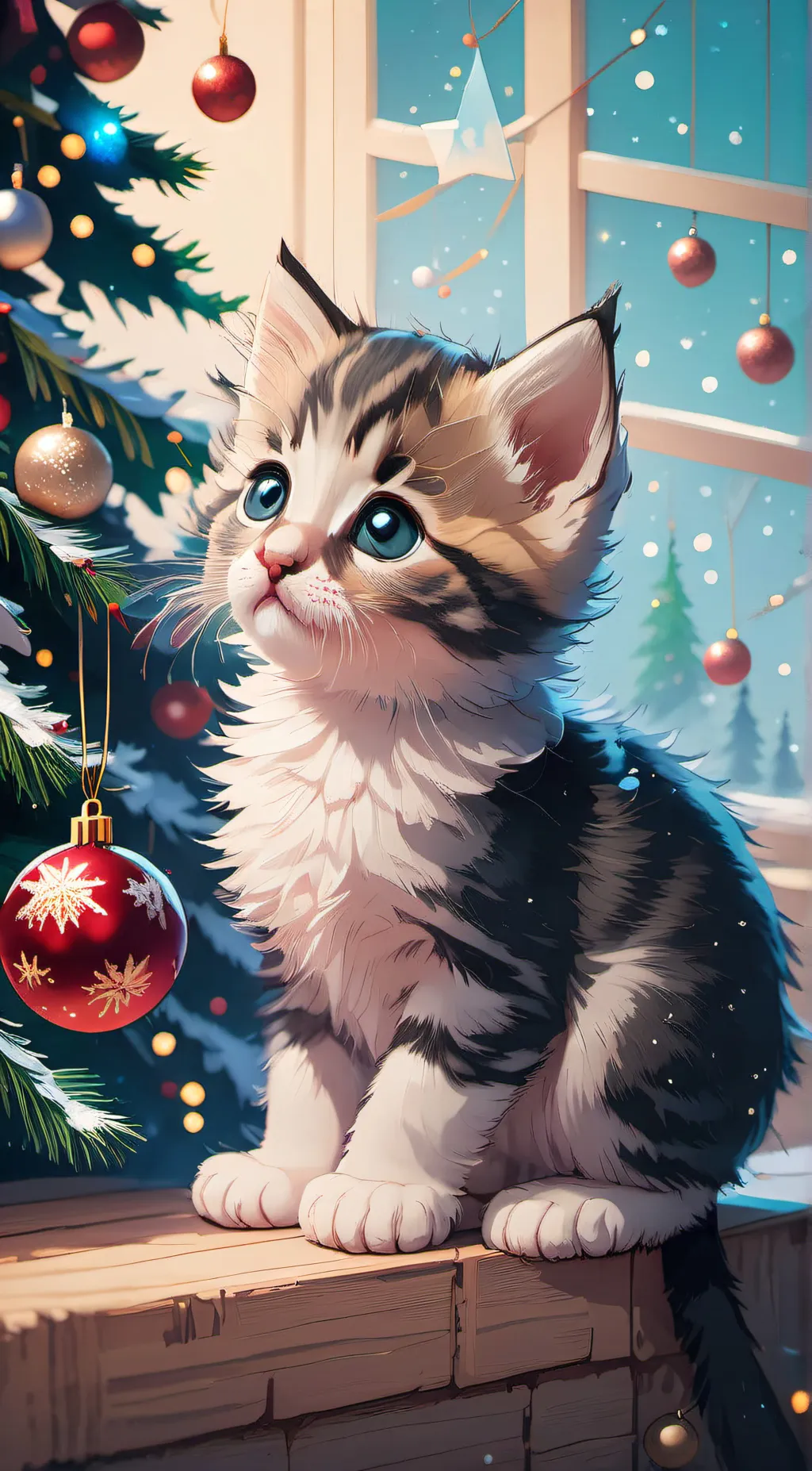 ai character: mittens background