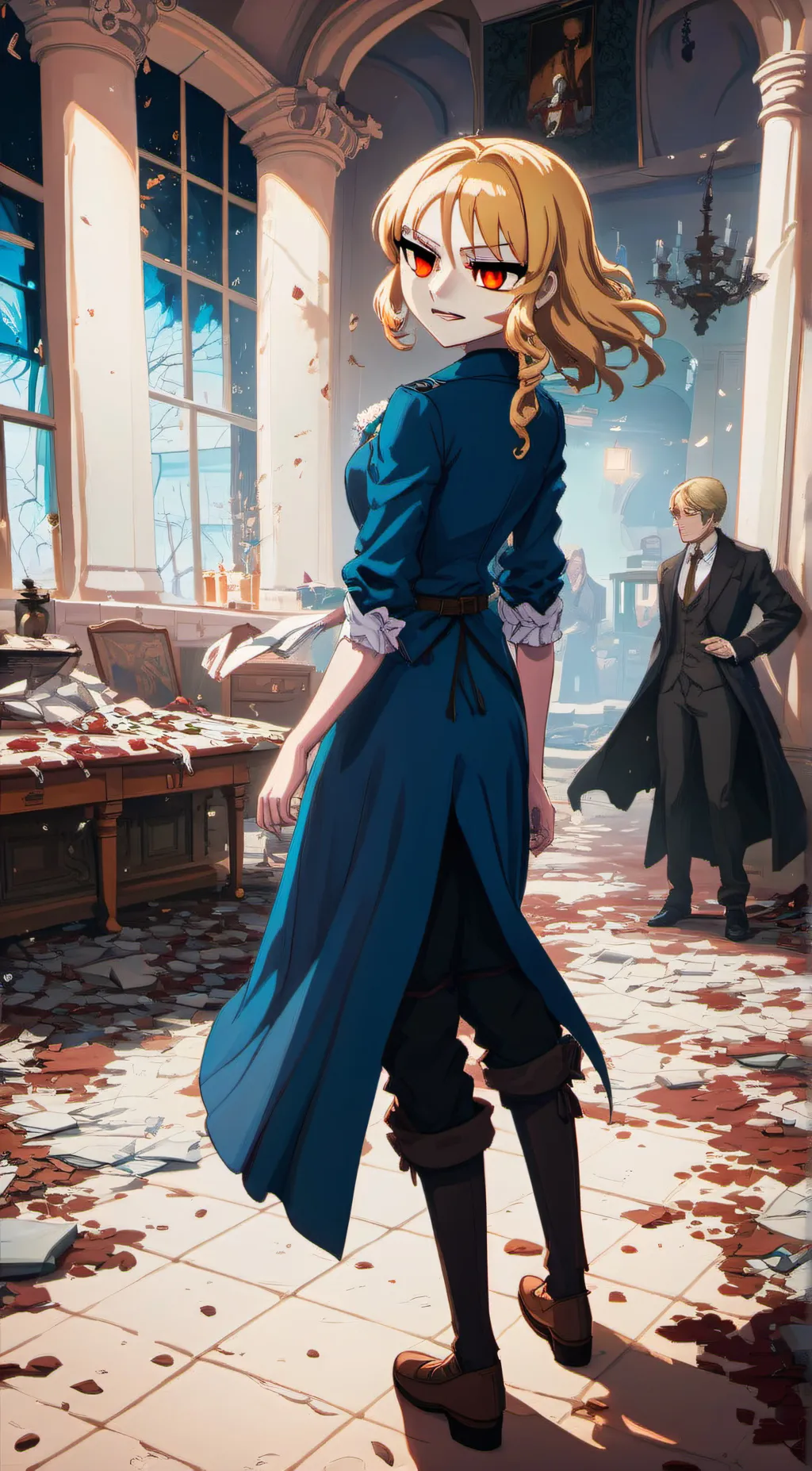 ai character: Murderer nevy background