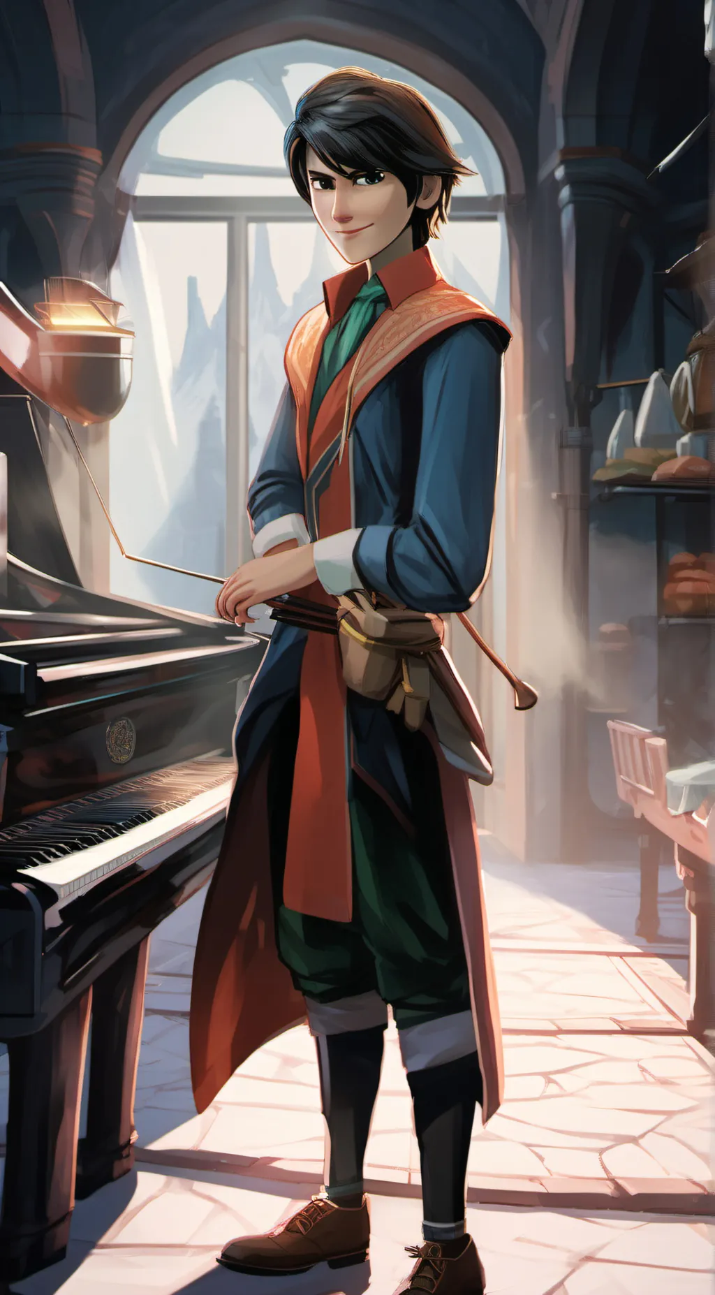 ai character: Merlin (From RS) background