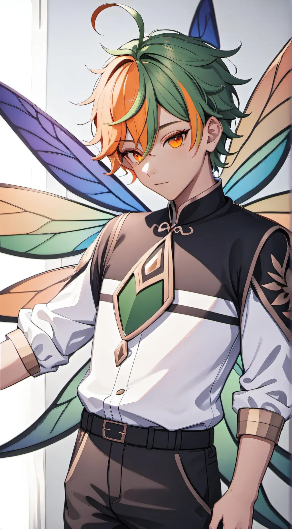 ai character: Oliver  background