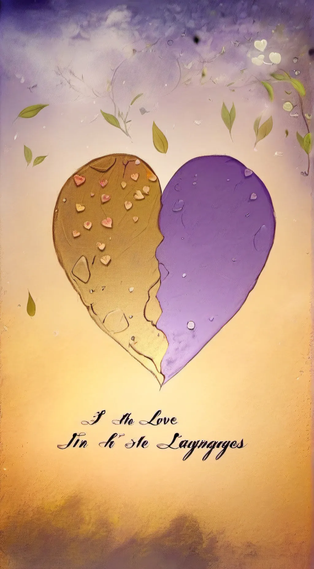 ai character: Love languages  background