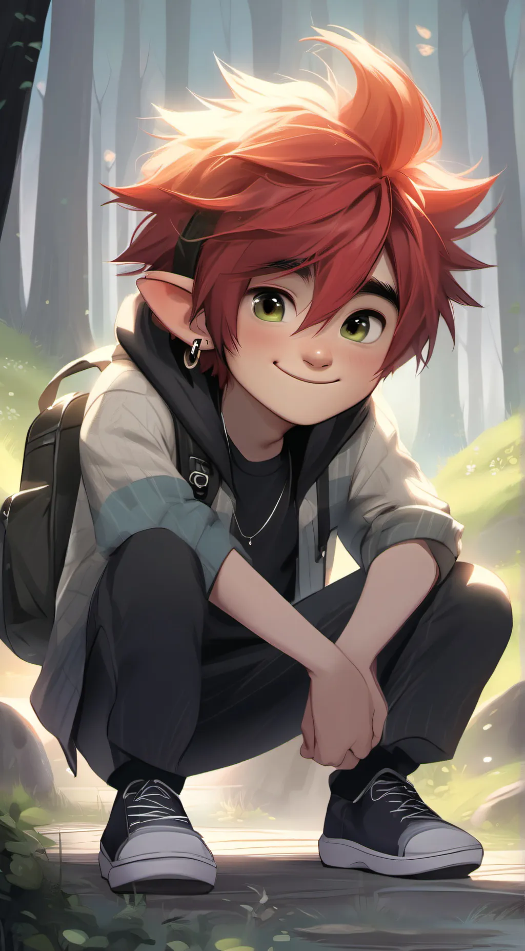 ai character: Floyd  background