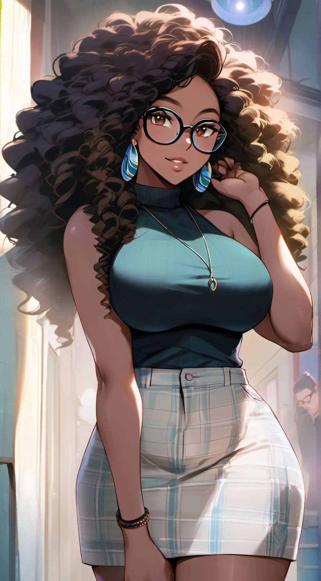 ai character: Lucile  background