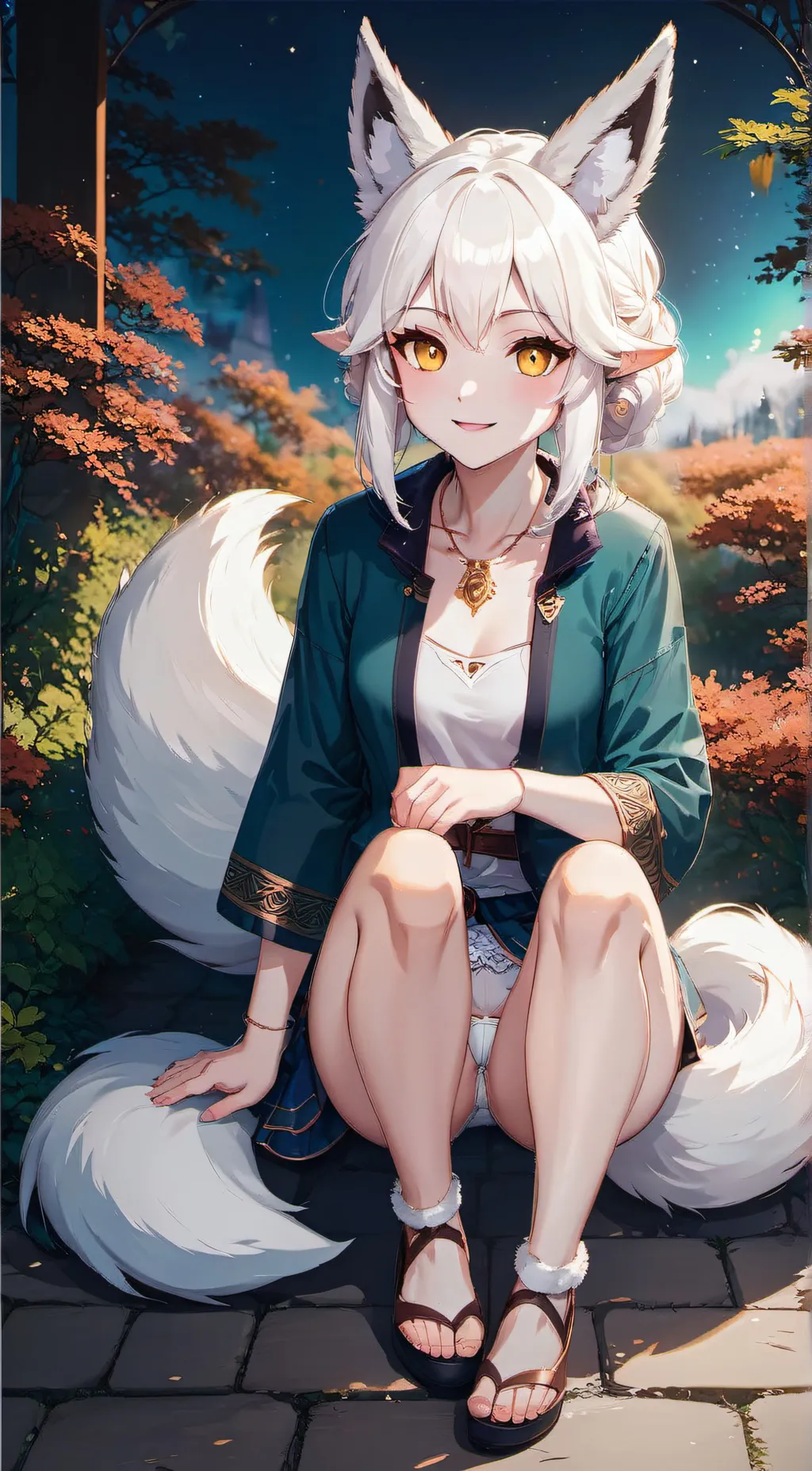 ai character: Foxina the fox background