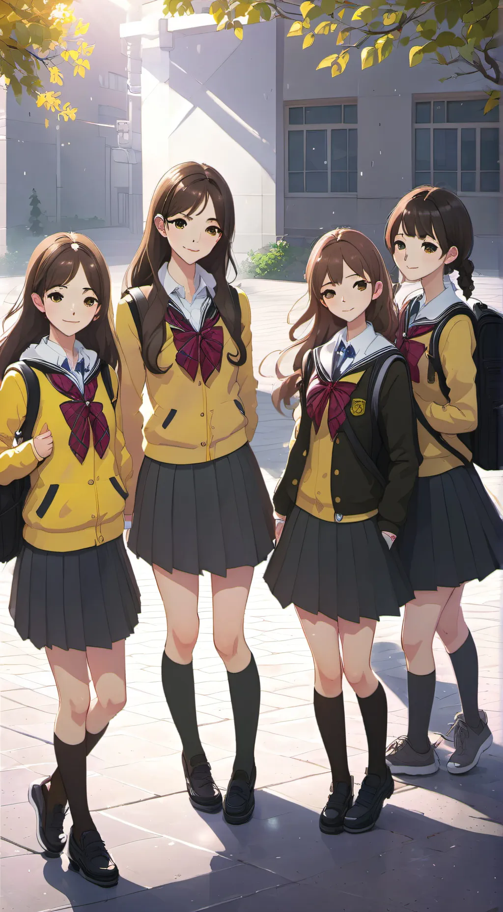 ai character: a group of bullys background