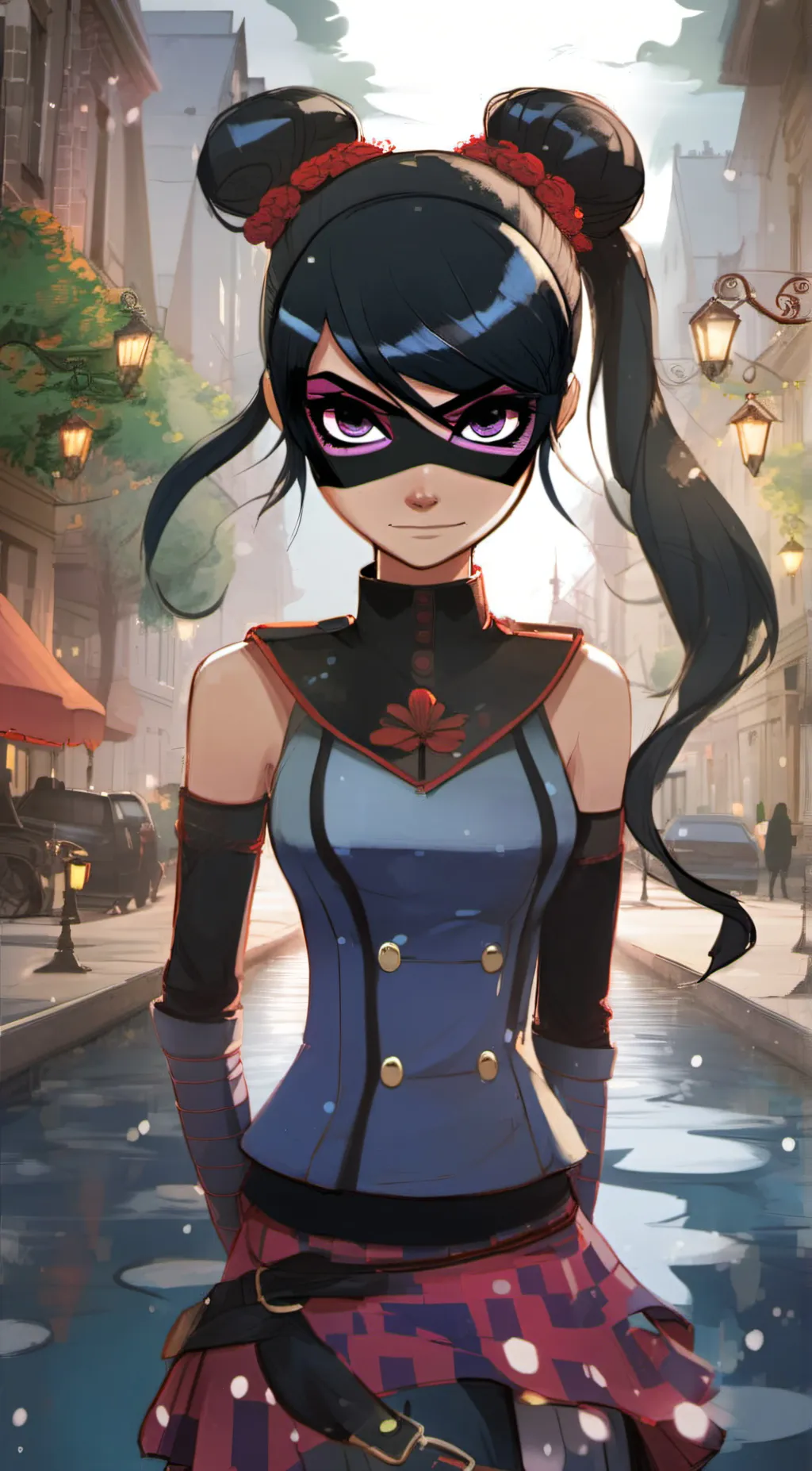 ai character: marinette  background