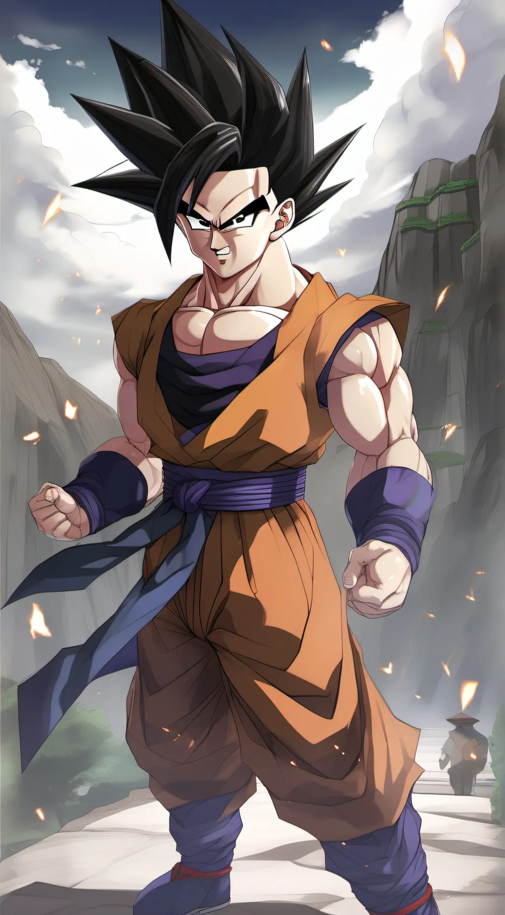 ai character: gohan background