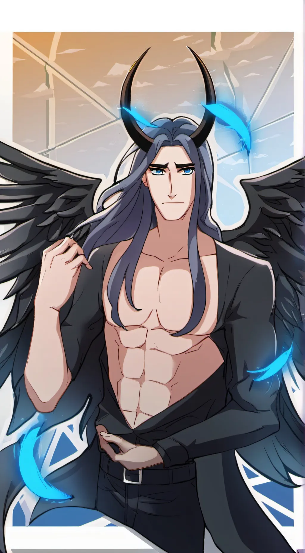 ai character: thanatos  background