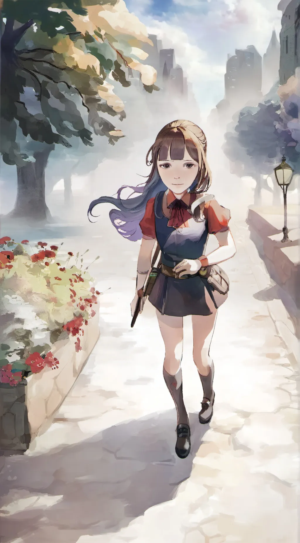 ai character: k°m background