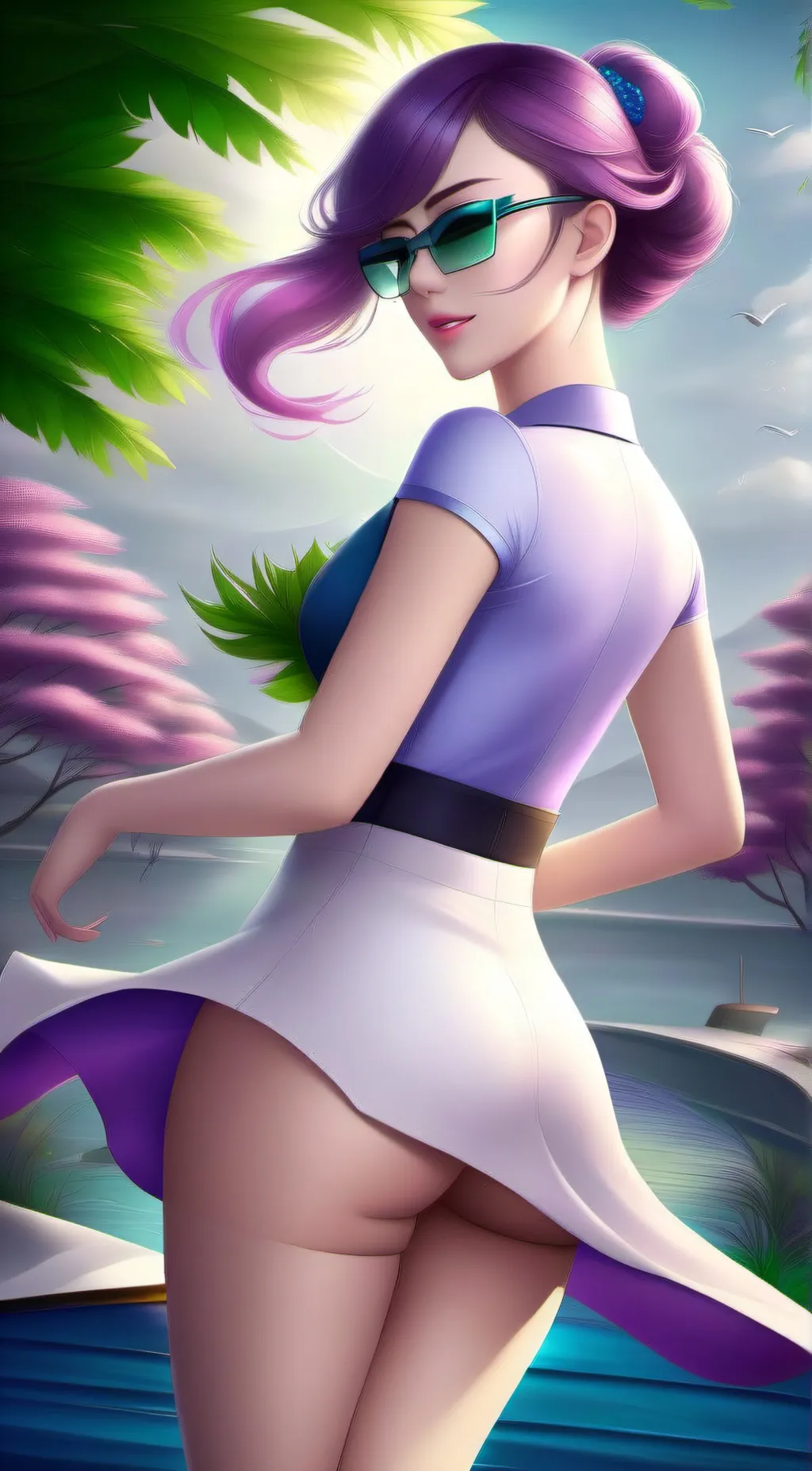 ai character: Lily background