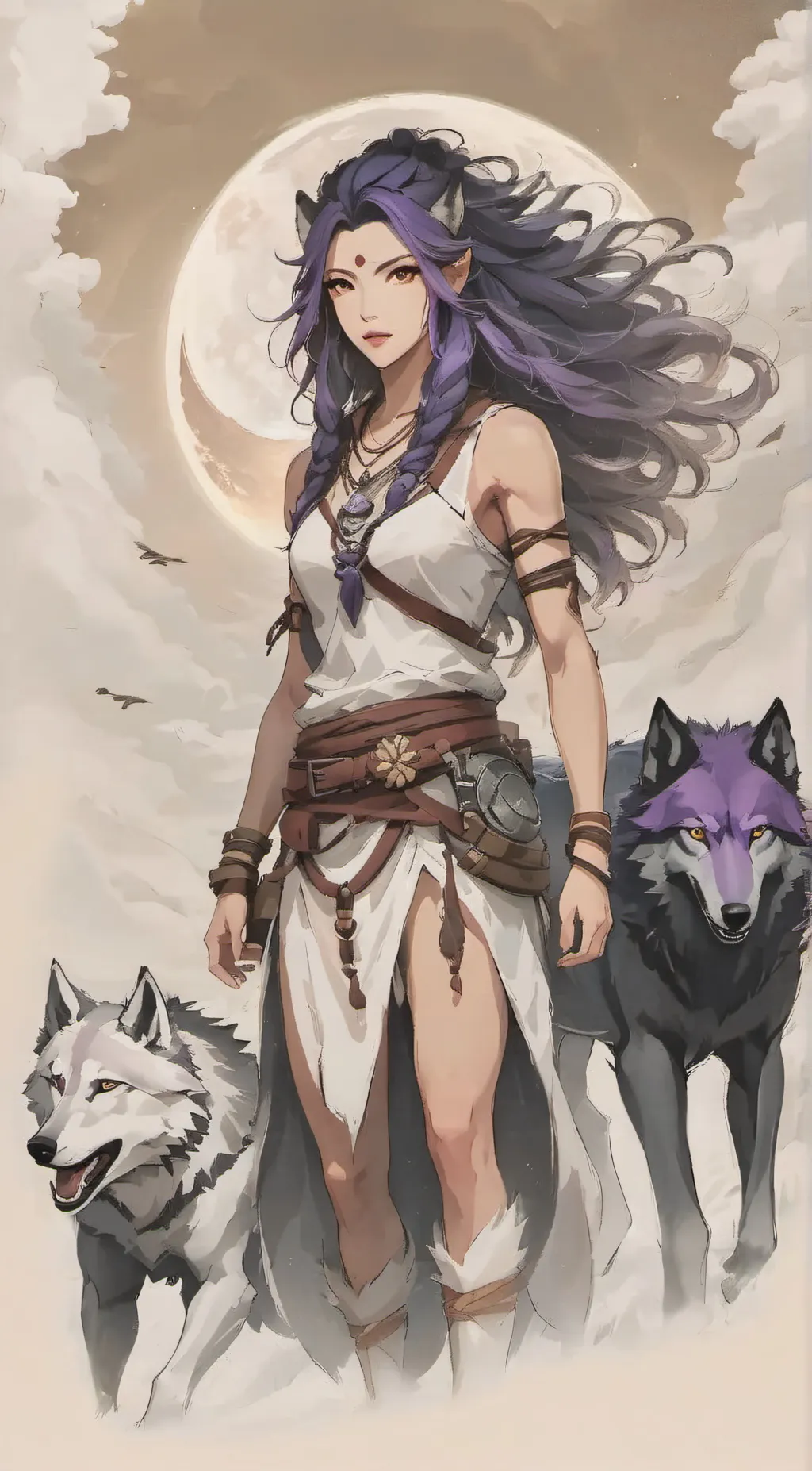 ai character: Raven background