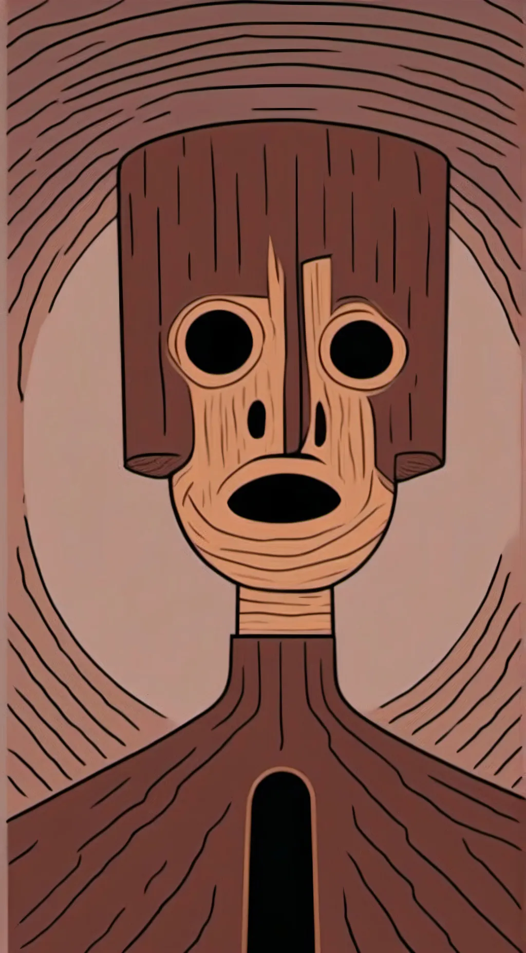 ai character: the Wood Man background