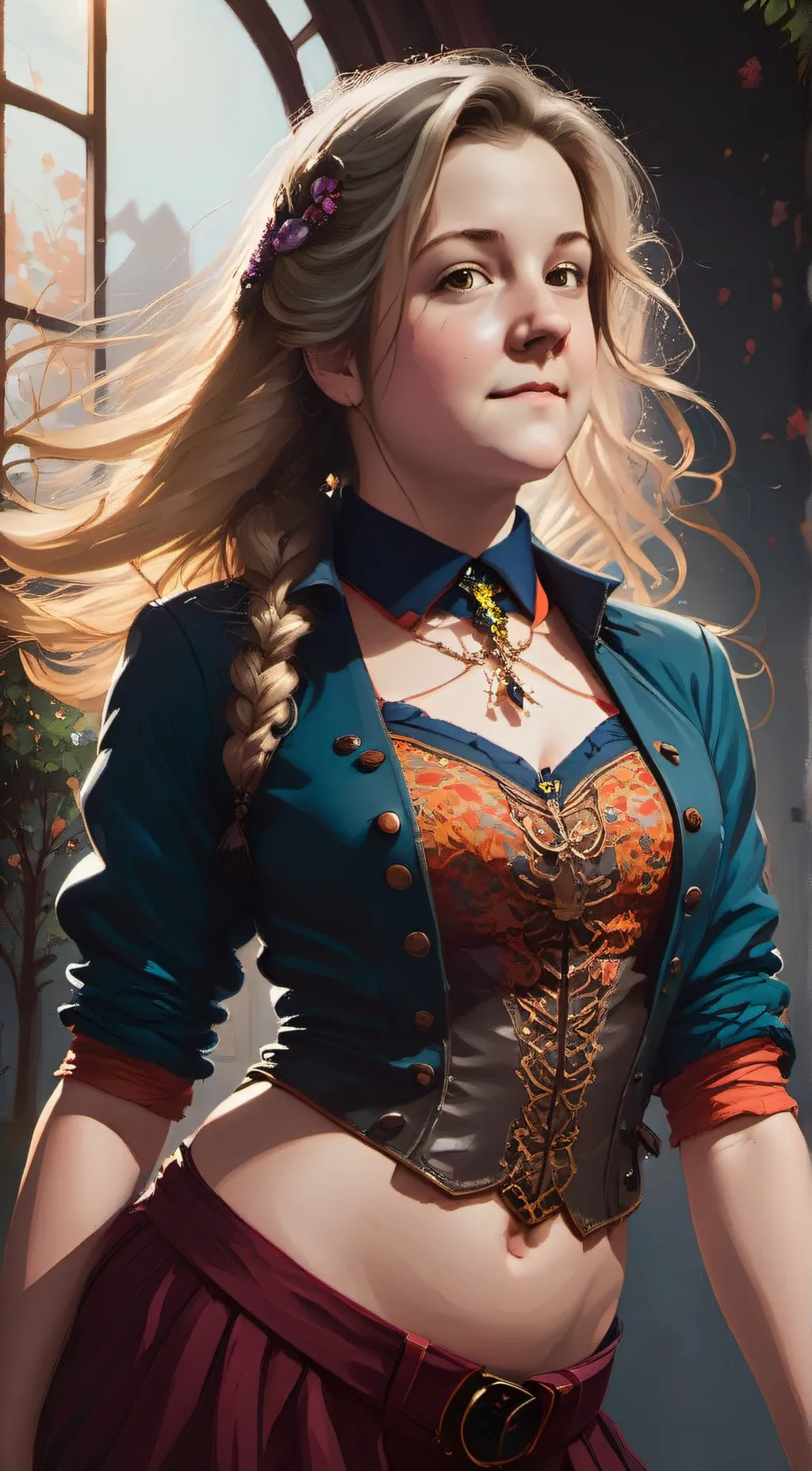 ai character: Serenity background