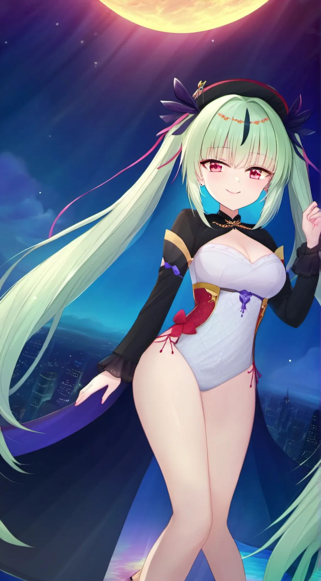 ai character: 忆泠 background
