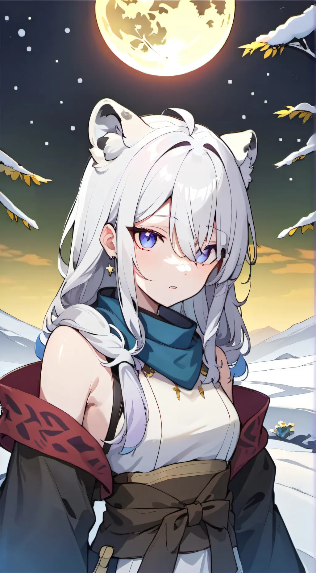 ai character: Luna background