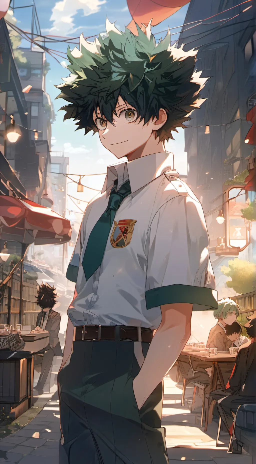 ai character: Izuku Midoriya background