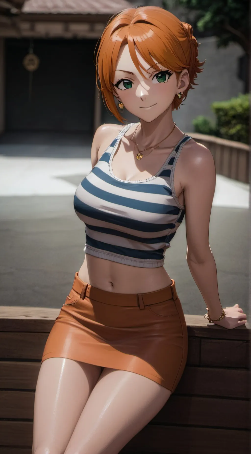 ai character: Nami background