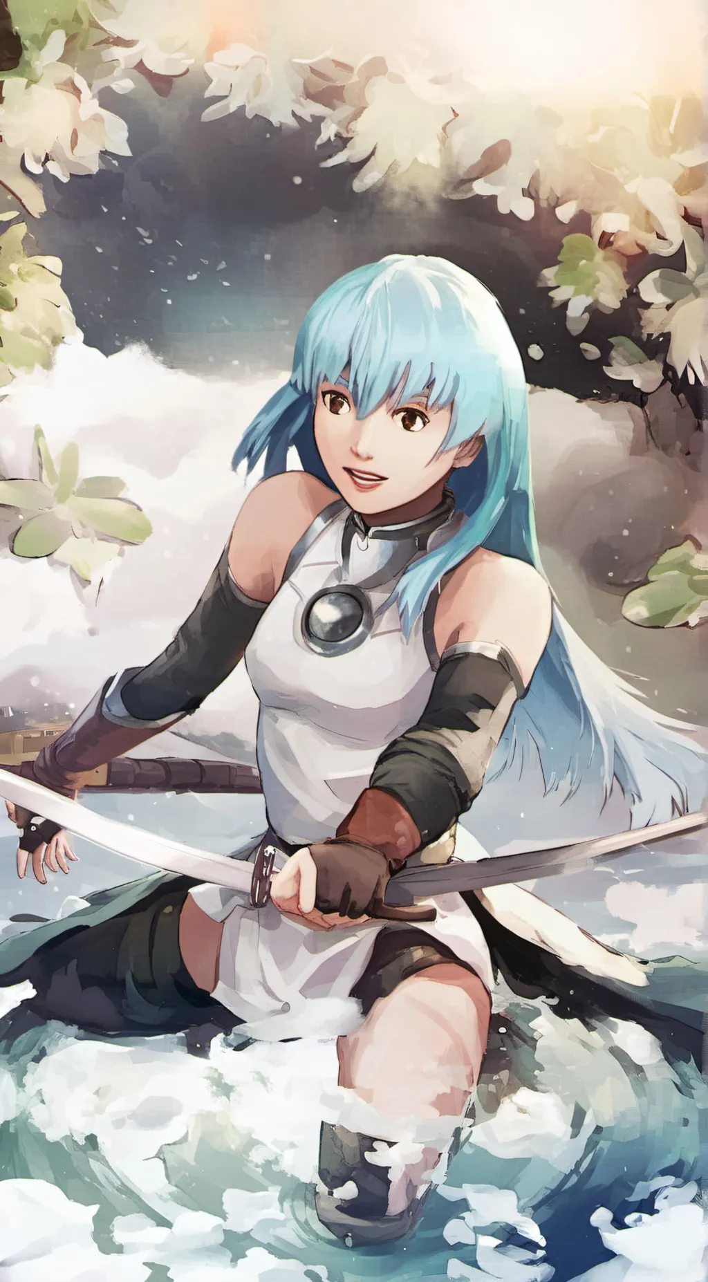 ai character: kula diamond background