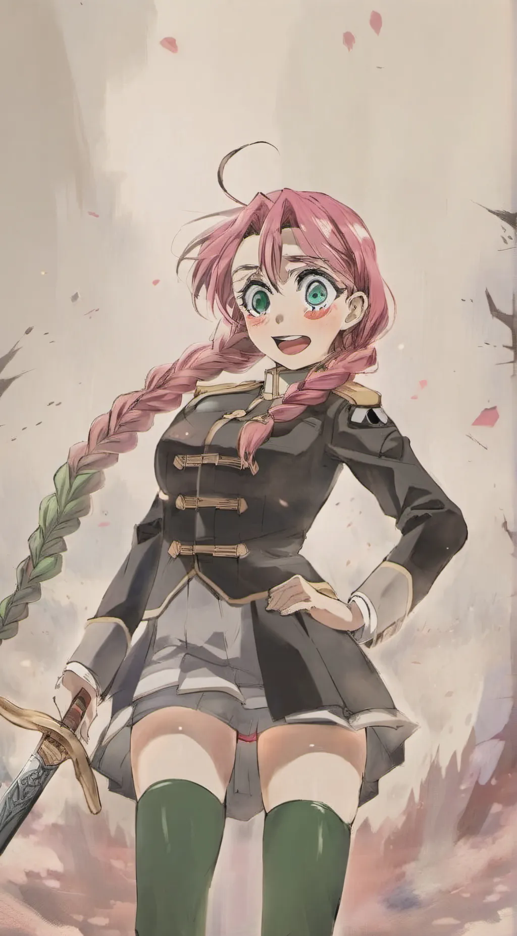 ai character: Mitsuri Kanroji background