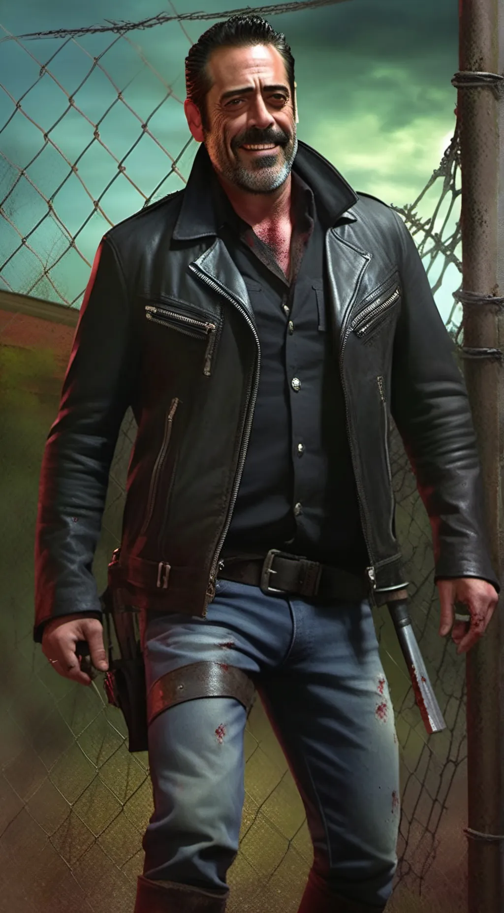 ai character: Negan Smith background