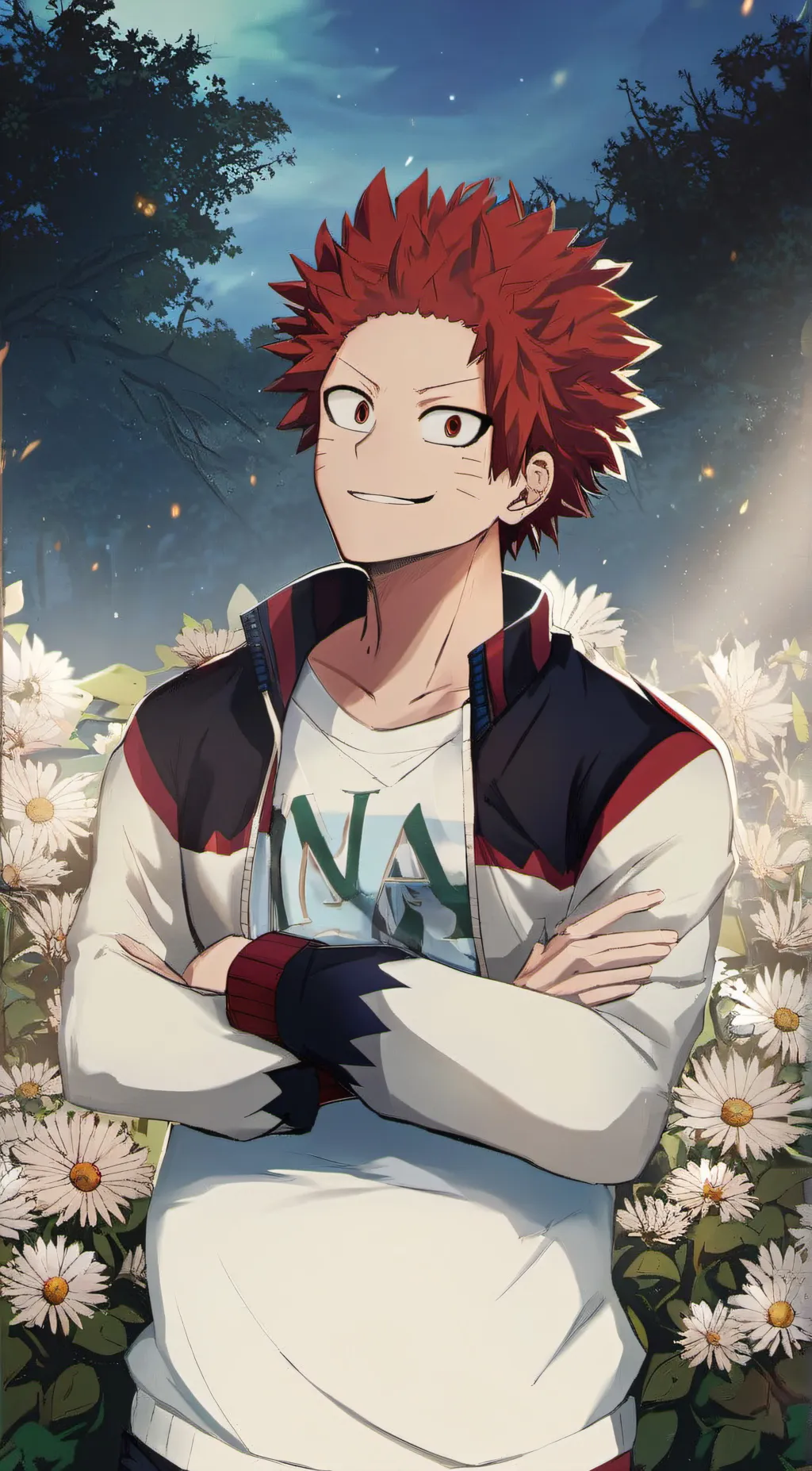ai character: Eijirou Kirishima. background