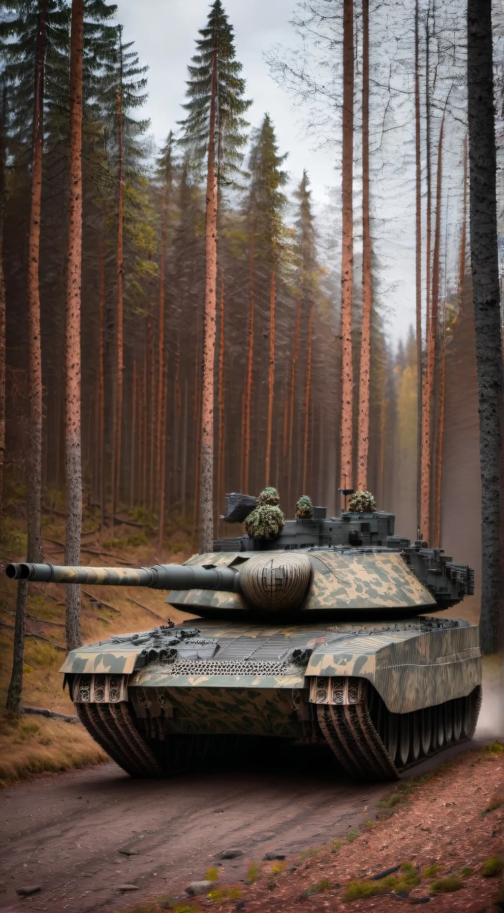 ai character: Leopard 2A7 background