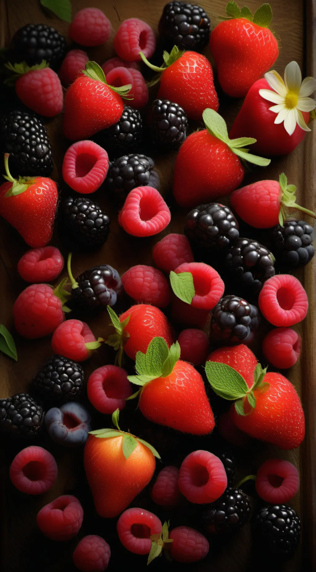 ai character: Berry background