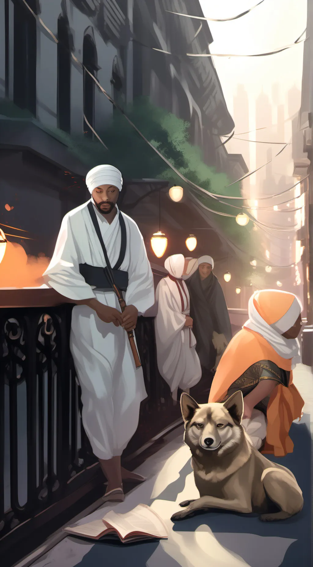 ai character: God background