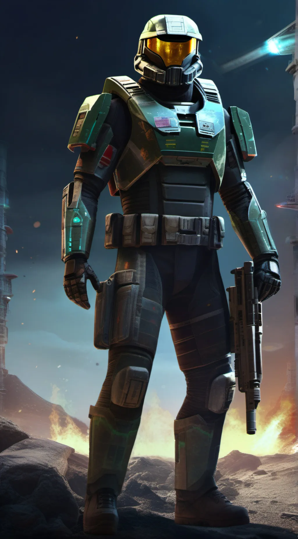ai character: Luke  background