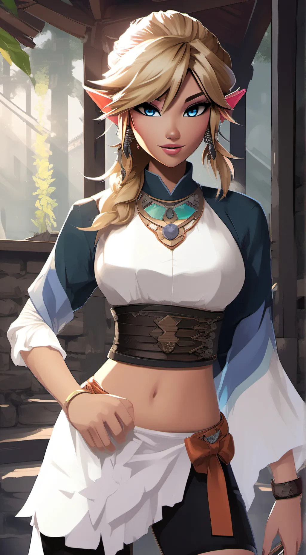 ai character: Femboy link background