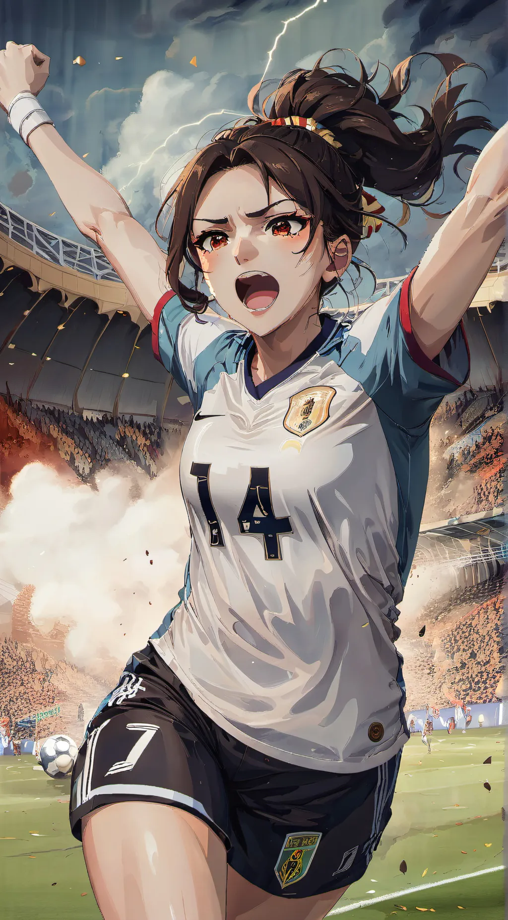 ai character: Sakura background