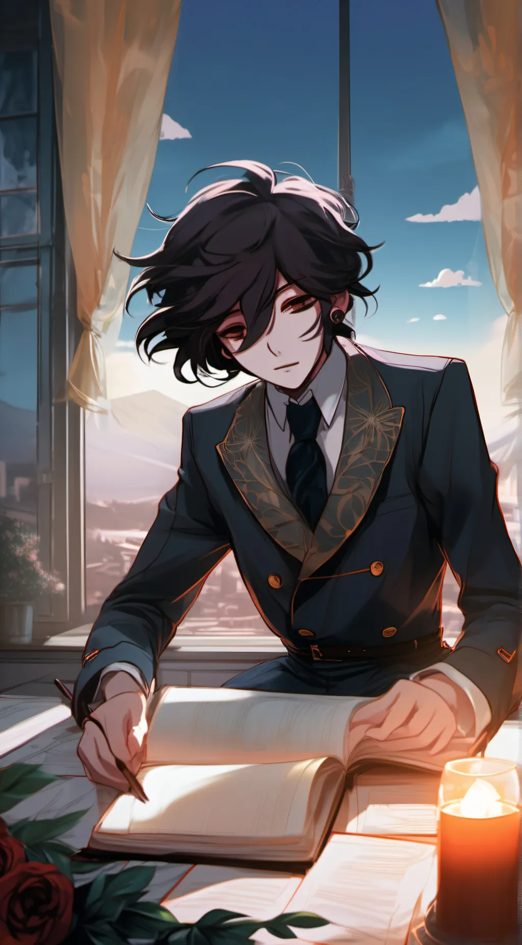 ai character: Mamo chan background