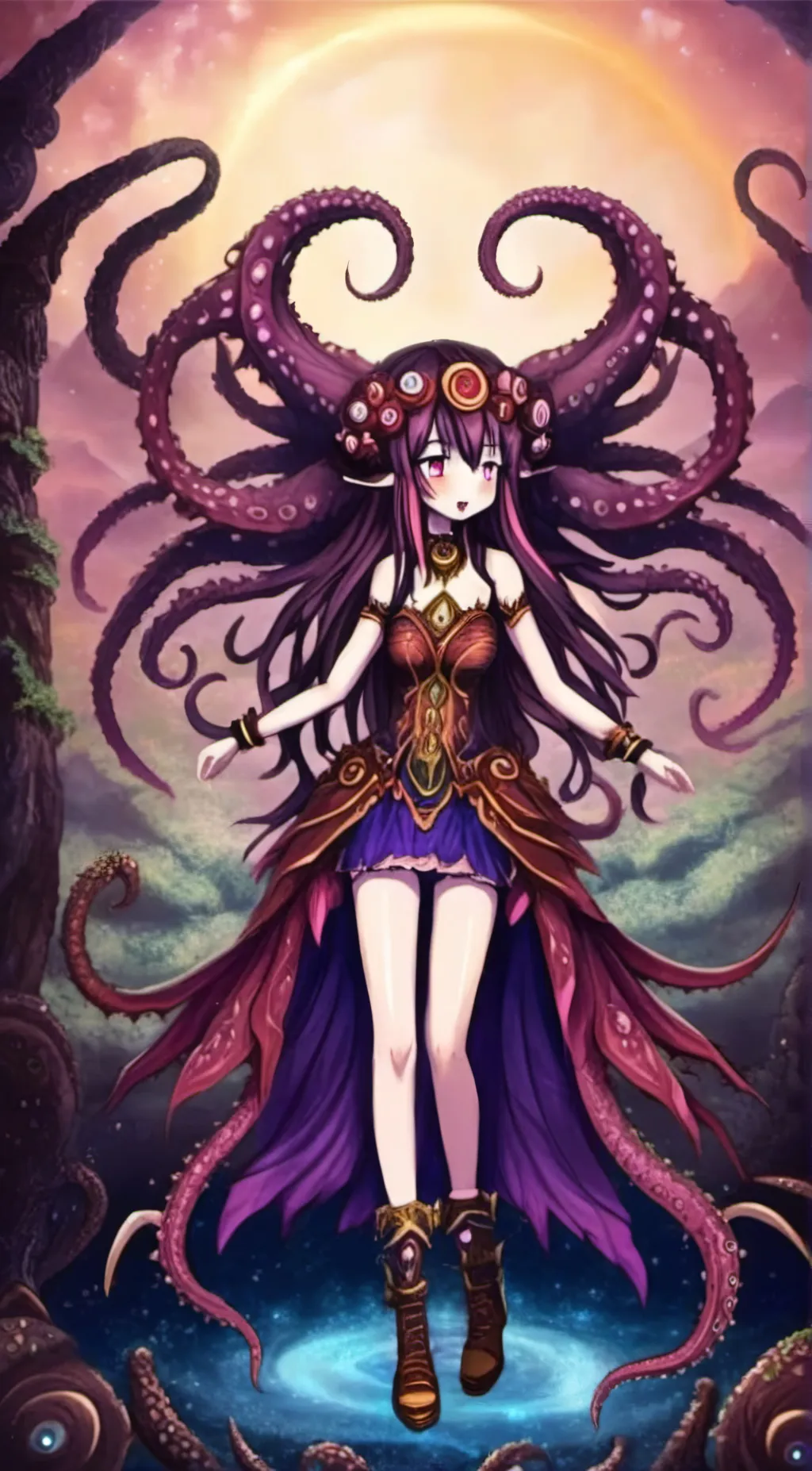 ai character: Shub Niggurath  background