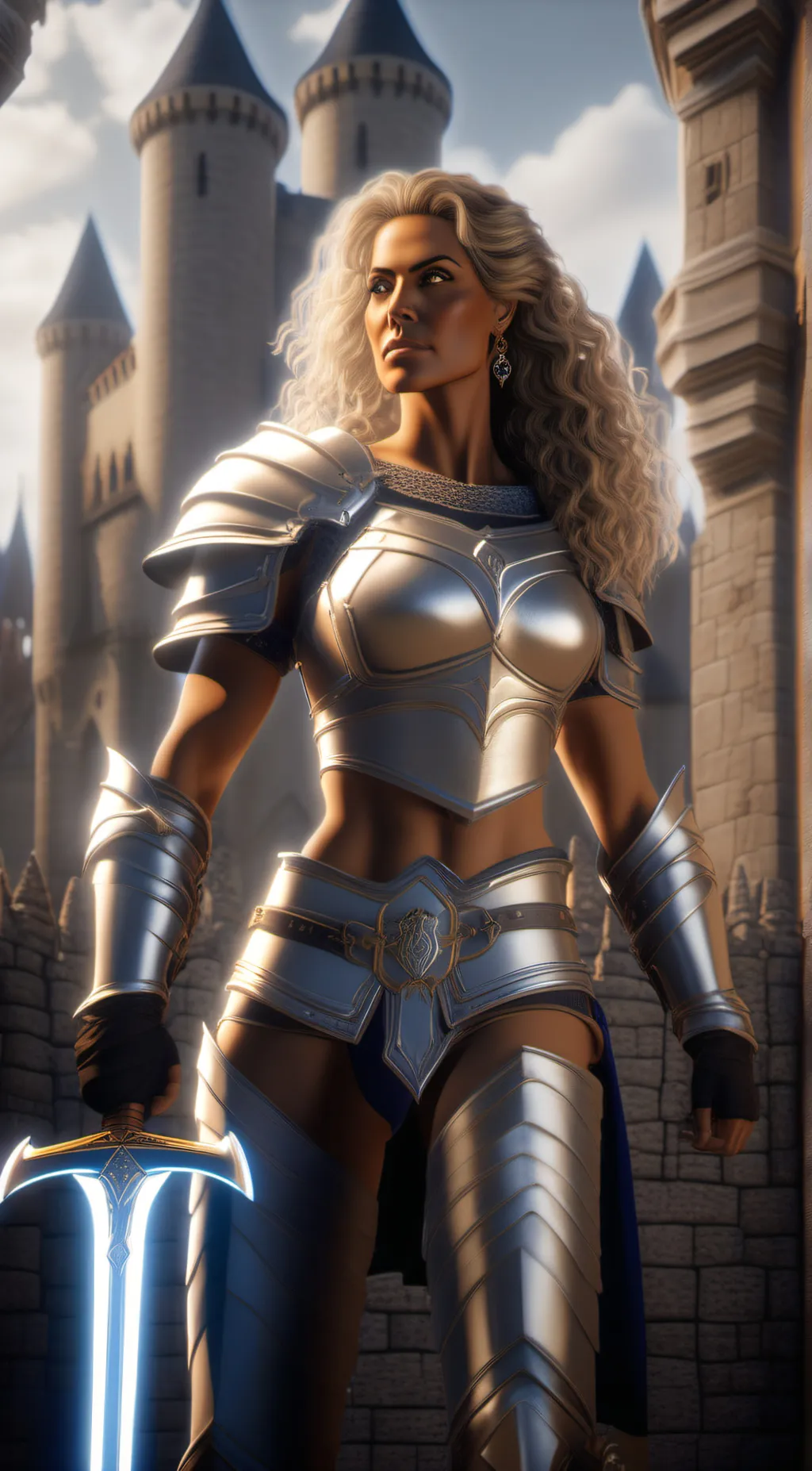 ai character: Serena background