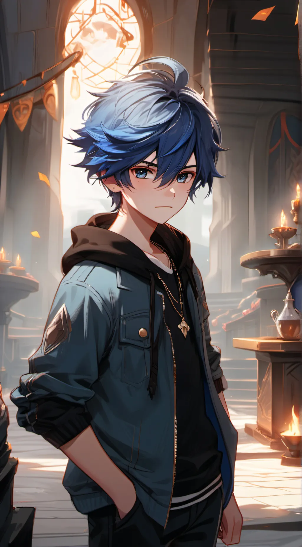 ai character: Ein background